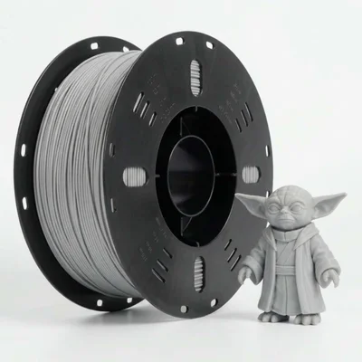 Filamento Pla Lite Flashforge Para Impressora 3d Cinza Frio 1 Kg 1.75mm