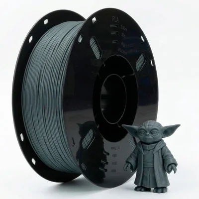 Filamento Pla Lite Flashforge Para Impressora 3d Cinza 1 Kg 1.75mm