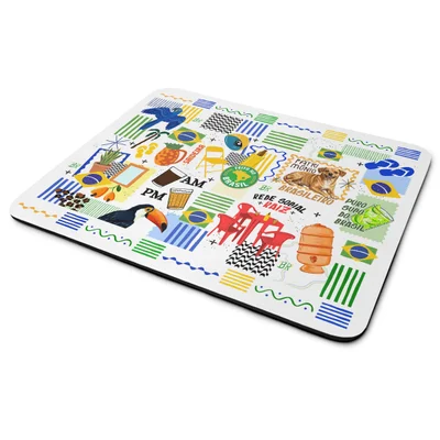 Mouse Pad - Brasil Brasilidades - Icons Moments - 22x18