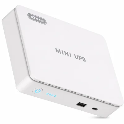 Mini Nobreak Ups 35w Kp-588 Bivolt 100/240v Usb Type-c 18w Poe 15/24v