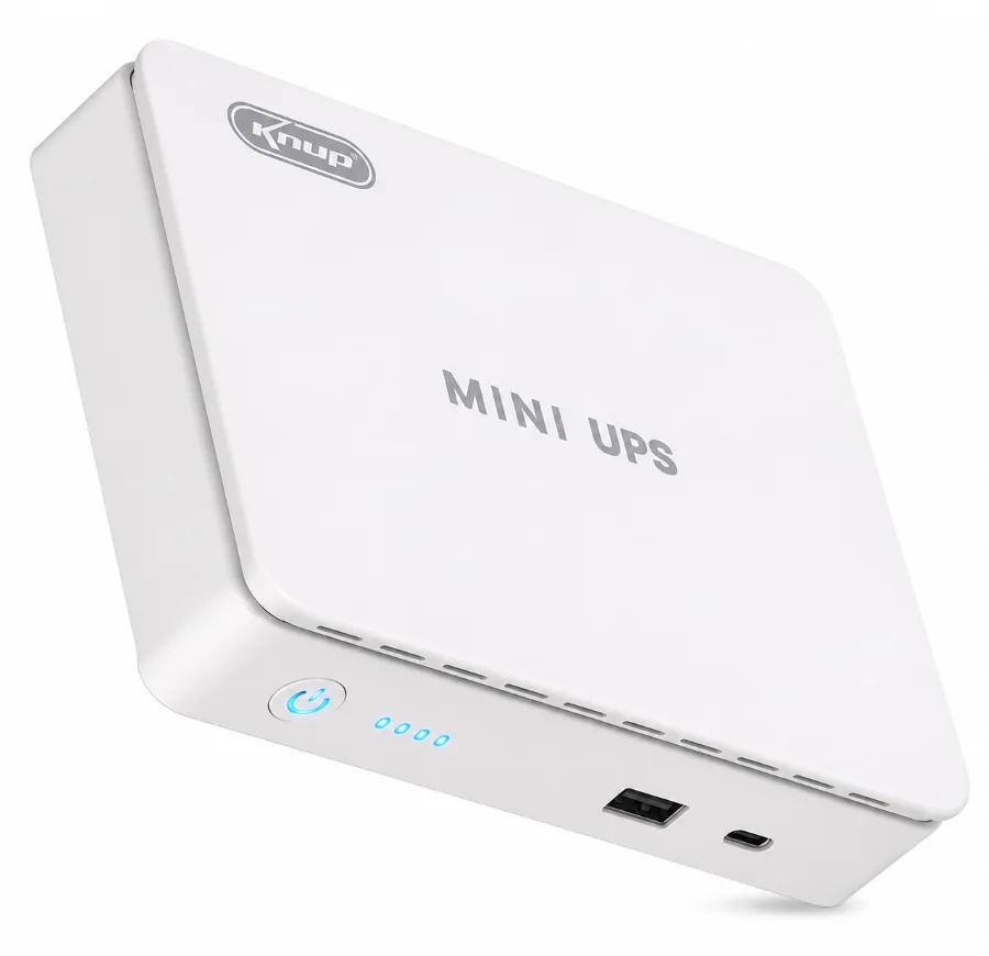 Imagem 1 de 5 do produto Mini Nobreak Ups 35w Kp-588 Bivolt 100/240v Usb Type-c 18w Poe 15/24v