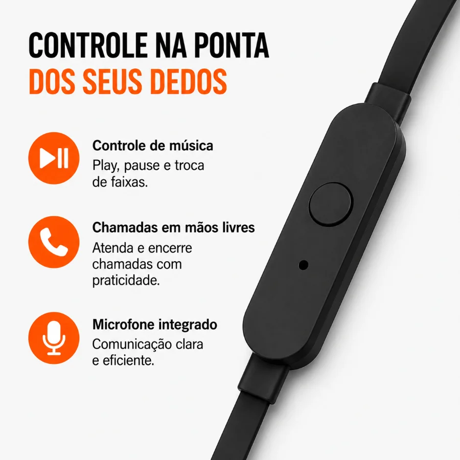 Imagem 3 de 5 do produto Fone De Ouvido Jbl Tune 110 Com Fio P2 3,5mm In-ear Pure Bass Microfone