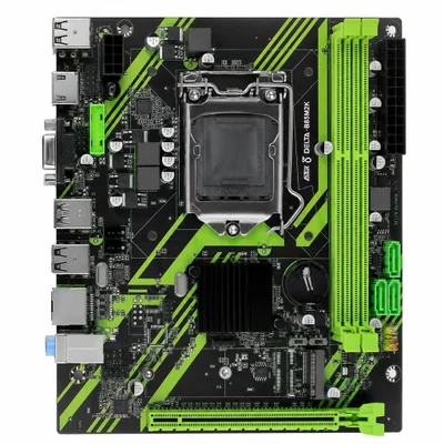 Placa Mãe B85 LGA 1150 Intel i3 i5 i7 4ª Geração Ddr3 16gb M.2 HDMI Usb 3.0 Gigabit Micro-atx Aitek Delta-b85m2k
