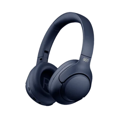 Headset Qcy H3 Anc Adaptativo, Bluetooth 5.3 Multiponto, 60h + Cabo P2 - Azul