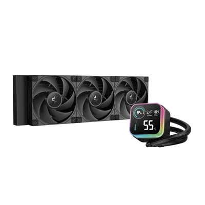 Water Cooler Deepcool Lq360 Ultra Preto 360mm Lcd