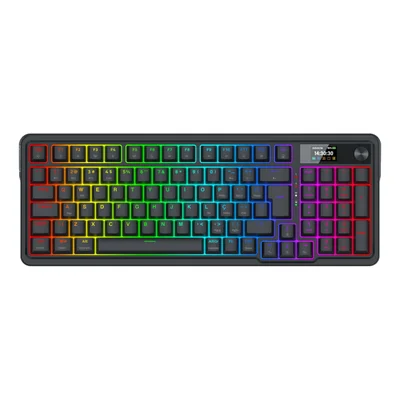 Teclado Mec Redragon Galatin Pro, RGB, Usb-c/wf/blt, 1800 Compact, Sw Manbo, Black - K719RGB-pro