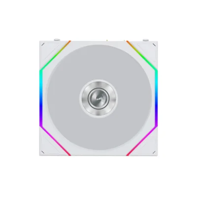 Kit 3 Fans 120mm Lian Li Uni Fan Tl Flex Reverse Blade, ARGB, C/ Controladora Wireless, White - 12rtl1f3w