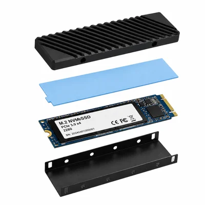 Dissipador De Calor Para SSD M2 PCie Cooler Heatsink Alumínio Com Thermal Pad