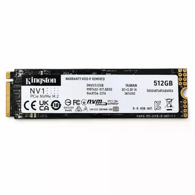 SSD Kingston Nv1, 512gb, Nvme, M.2, PCie, Snv3s/512g