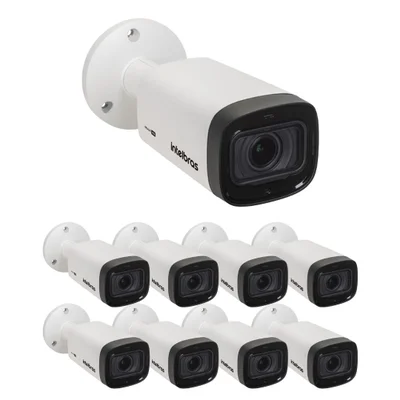 Kit 9 Câmeras Multi Hd 2 Megapixels 50m Varifocal Vhd 3250 Vf G8 Intelbras