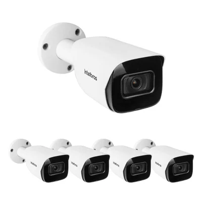 Kit 5 Câmeras Ip 2 Megapixels 40m Inteligência Artificial Vip 3240 Ia G2 Intelbras