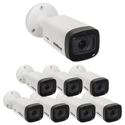 Kit 8 Câmeras Multi Hd 2 Megapixels 50m Varifocal Vhd 3250 Vf G8 Intelbras
