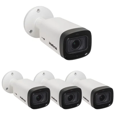 Kit 4 Câmeras Multi Hd 2 Megapixels 50m Varifocal Vhd 3250 Vf G8 Intelbras
