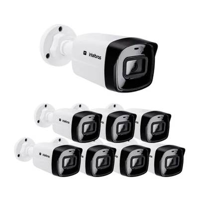 Kit 8 Câmeras Ip 2 Megapixels Full Hd 30m Poe Vipc 1230 B Intelbras