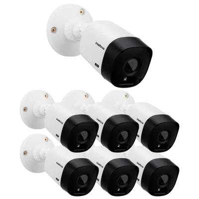 Kit 7 Câmeras Hdcvi Lite 1 Megapixel Hd 20m Vhl 1120 B Intelbras