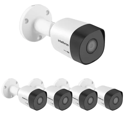 Kit 5 Câmeras Multi Hd 1 Megapixel 3.6mm 30m Vhd 3130 B G7 Intelbras