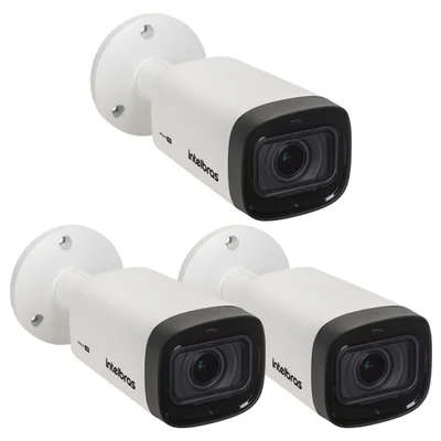 Kit 3 Câmeras Multi Hd 2 Megapixels 50m Varifocal Vhd 3250 Vf G8 Intelbras