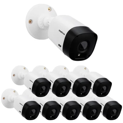 Kit 10 Câmeras Hdcvi Lite 1 Megapixel Hd 20m Vhl 1120 B Intelbras