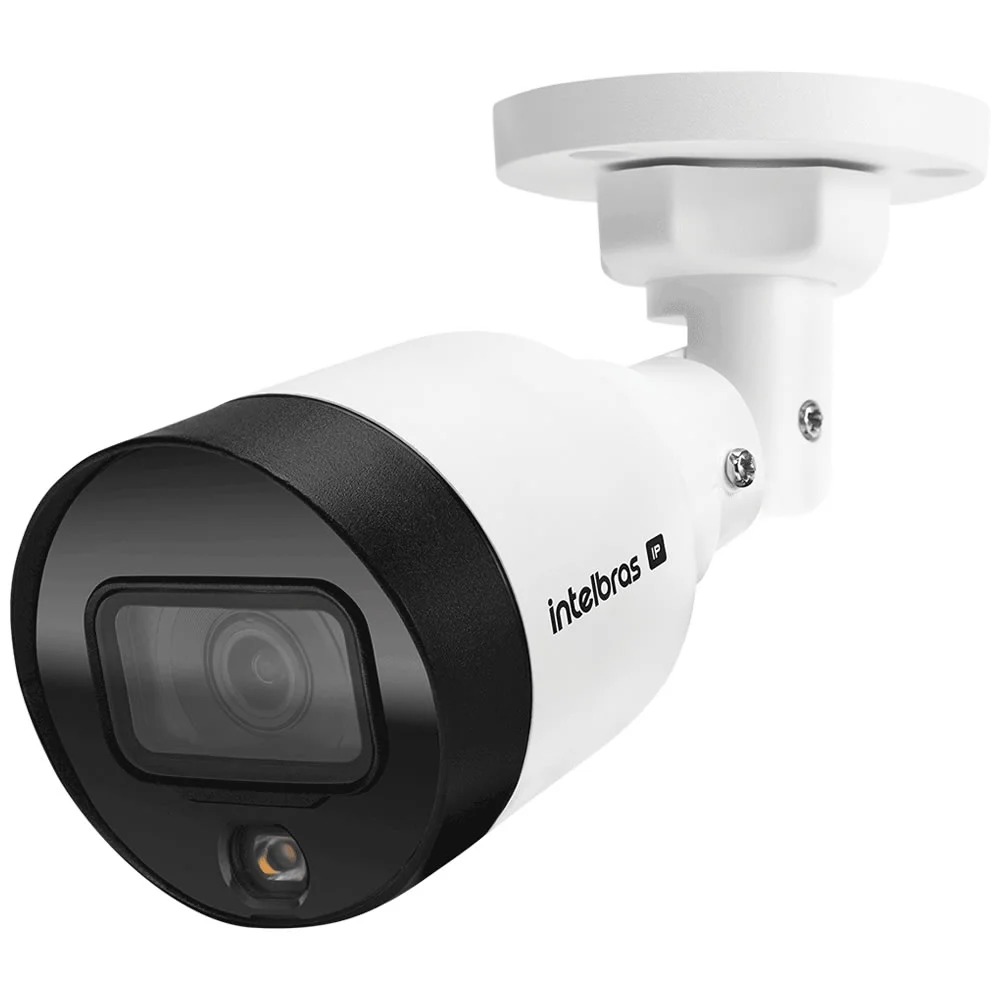 Kit 2 Câmera Ip 2 Megapixels 36mm 20m Poe Vip
