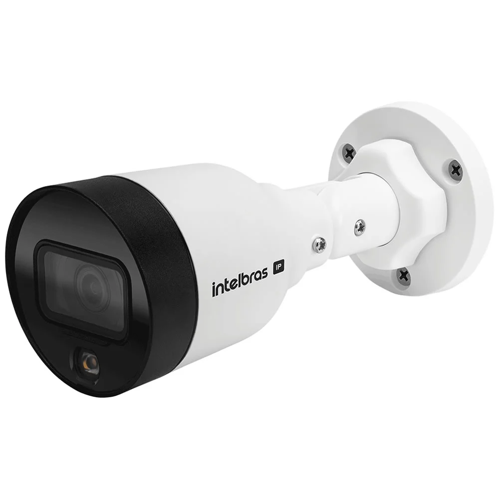 Kit 2 Câmera Ip 2 Megapixels 36mm 20m Poe Vip
