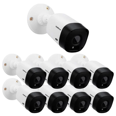 Kit 9 Câmeras Hdcvi Lite 1 Megapixel Hd 20m Vhl 1120 B Intelbras