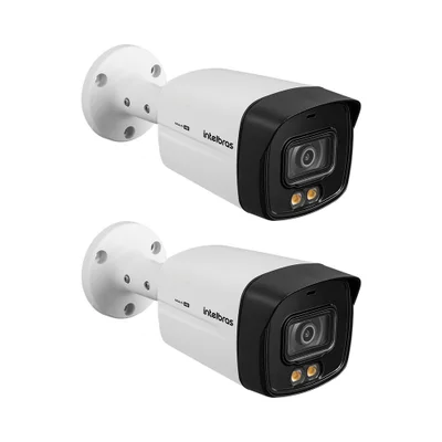Kit 2 Câmeras Multi Hd 2 Megapixels 3.6mm 40m Vhd 3240 Full Color G6 Intelbras
