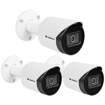 Kit 3 Câmeras Ip 2 Megapixels Full Hd 30m Starlight Vip 3230 B Sl G3 Intelbras