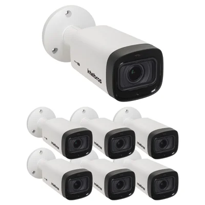 Kit 7 Câmeras Multi Hd 2 Megapixels 50m Varifocal Vhd 3250 Vf G8 Intelbras