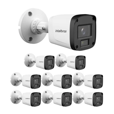 Kit 9 Câmeras Hdcvi 2 Megapixels 20m Vhd 1220 B Full Color G9 Intelbras