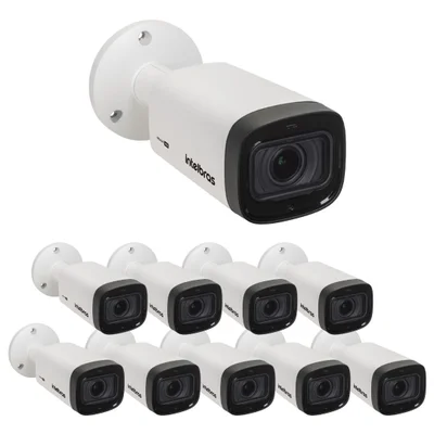 Kit 10 Câmeras Multi Hd 2 Megapixels 50m Varifocal Vhd 3250 Vf G8 Intelbras