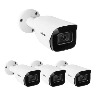 Kit 4 Câmeras Ip 2 Megapixels 40m Inteligência Artificial Vip 3240 Ia G2 Intelbras