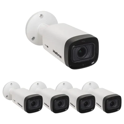 Kit 5 Câmeras Multi Hd 2 Megapixels 50m Varifocal Vhd 3250 Vf G8 Intelbras