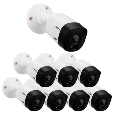 Kit 8 Câmeras Hdcvi Lite 1 Megapixel Hd 20m Vhl 1120 B Intelbras