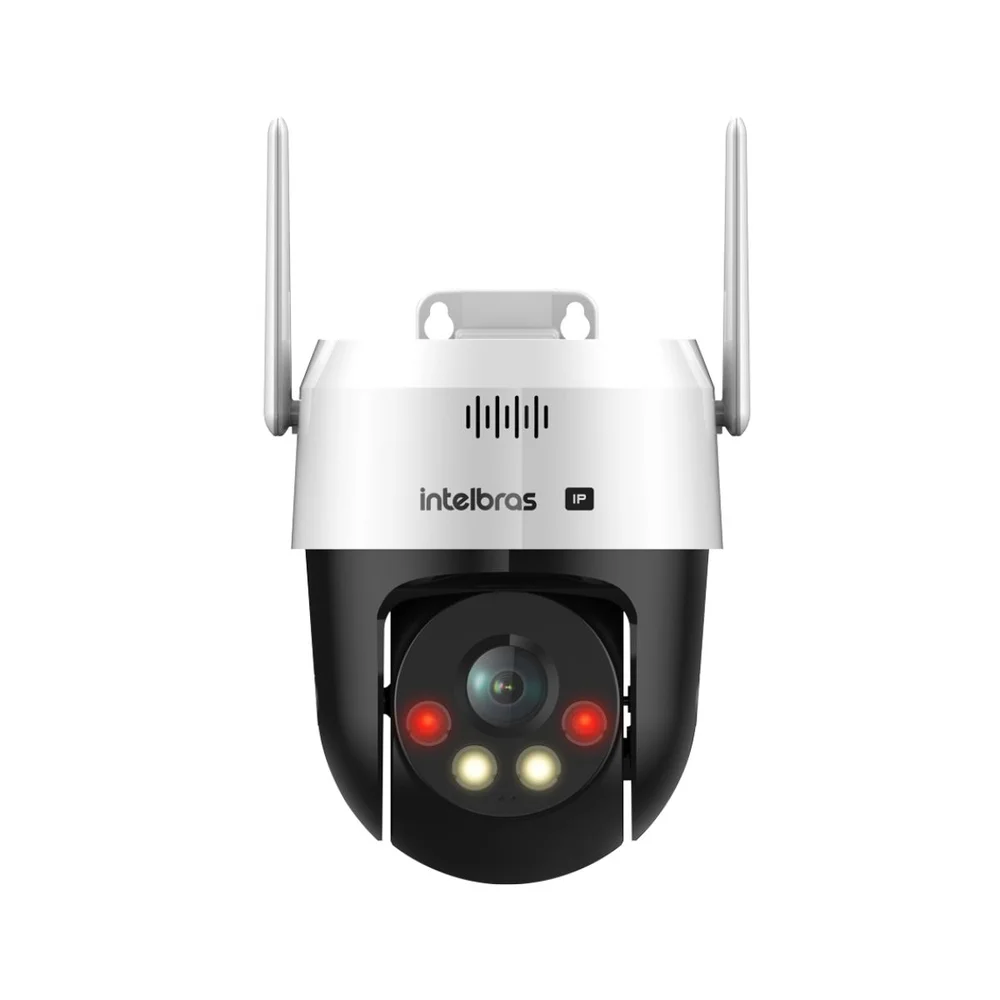 Kit 4 Câmera Ip Mini Speed Dome 3 Megapixels Wifi
