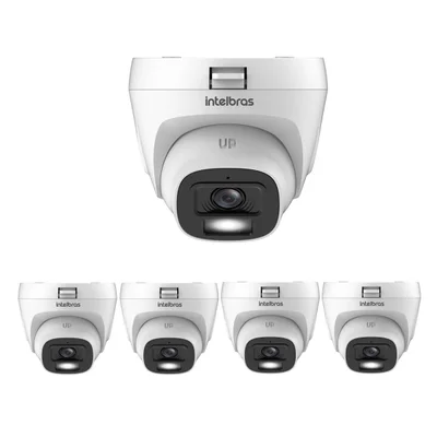 Kit 5 Câmeras Hdcvi 2 Megapixels 20m Vhd 1220 D Full Color G9 Intelbras