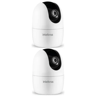 Kit 2 Câmeras Wi-fi 3 Megapixels 360° Interna Im4 3 Mp Intelbras