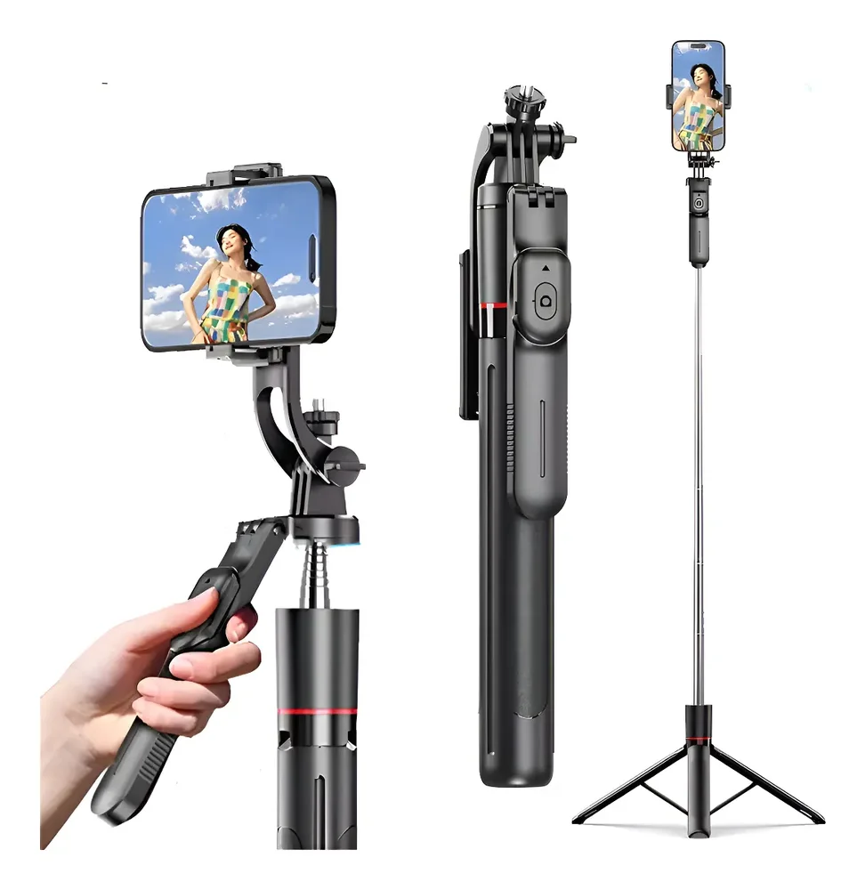 Bastão De Selfie Tripé Com Abertura Automática