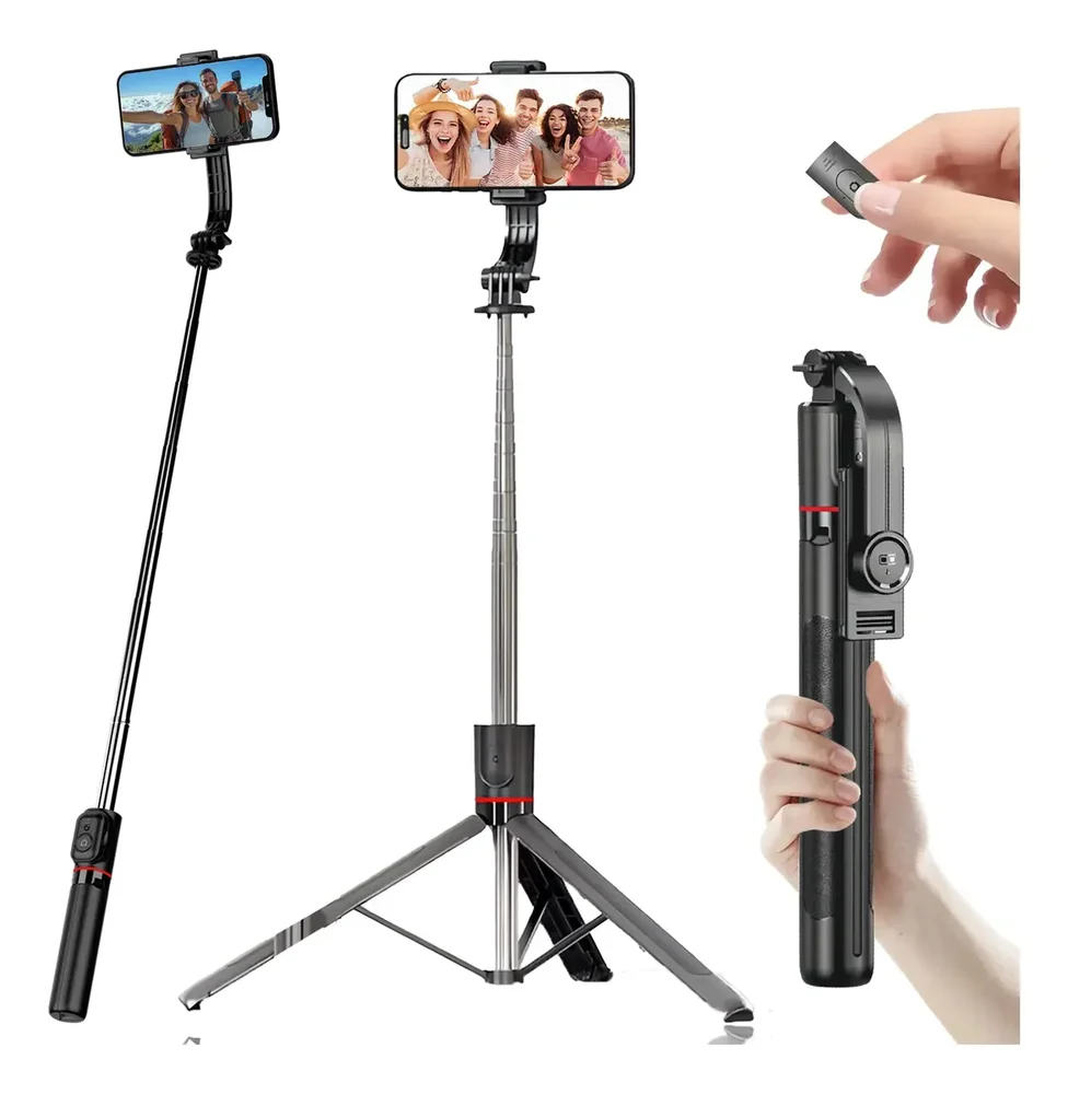 Bastão Tripé Pau De Selfie Bluetooth 171cm Com Controle