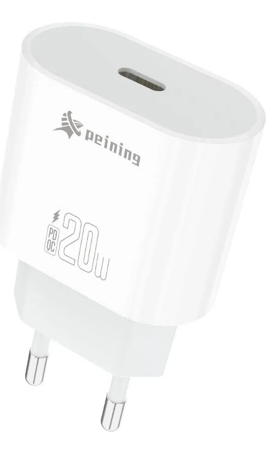 Carregador Turbo 20w Usb-c Power Delivery, Bivolt Carregamento Rápido Para Smartphones Android E Ios