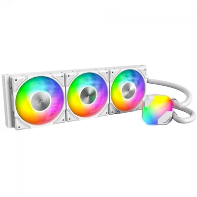 Water Cooler Montech Hyperflow ARGB, 360mm, Intel-amd, Branco