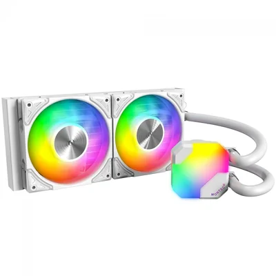 Water Cooler Montech Hyperflow ARGB, 240mm, Intel-amd, Branco
