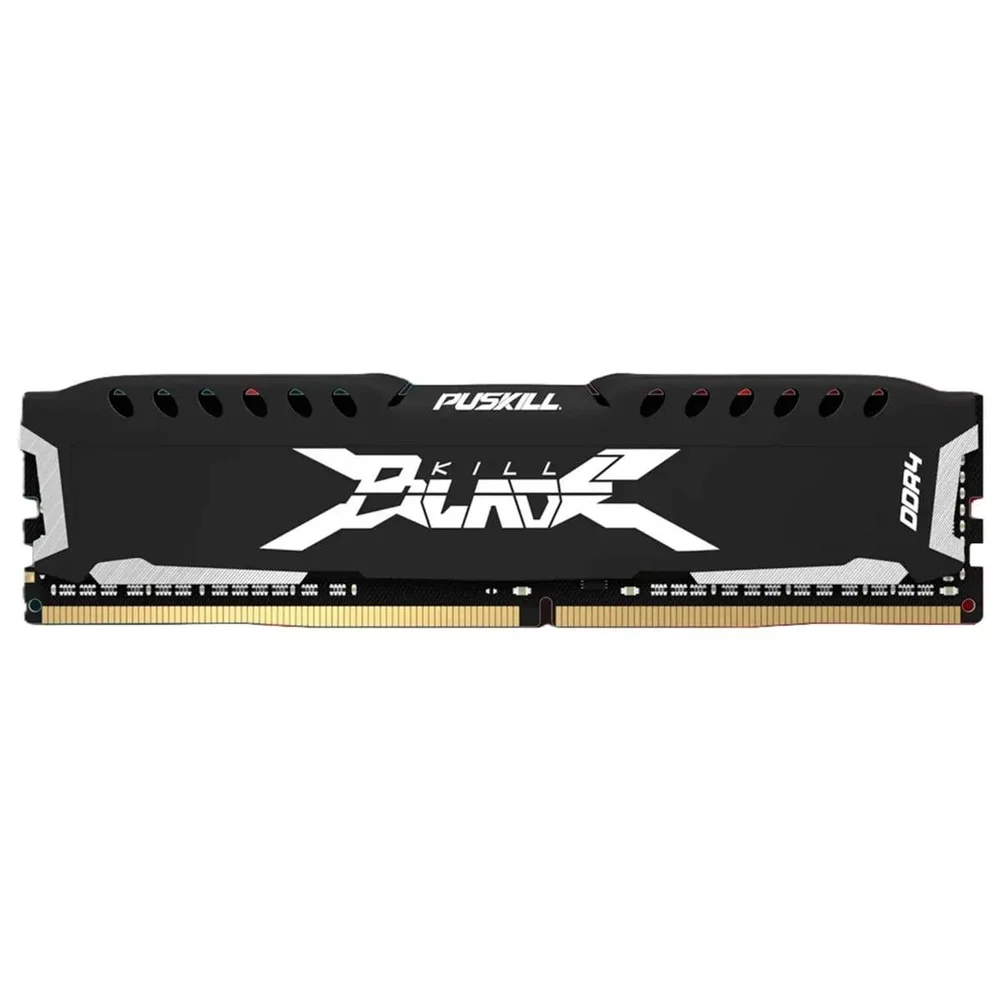 Memória Ddr4 Puskill Killblade, 8GB, 3200mhz, Preta, Psk-d4d16m3200b-8g