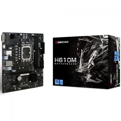 Placa Mãe Biostar H610mhd D5, Chipset H610, Intel LGA 1700, Matx, Ddr5