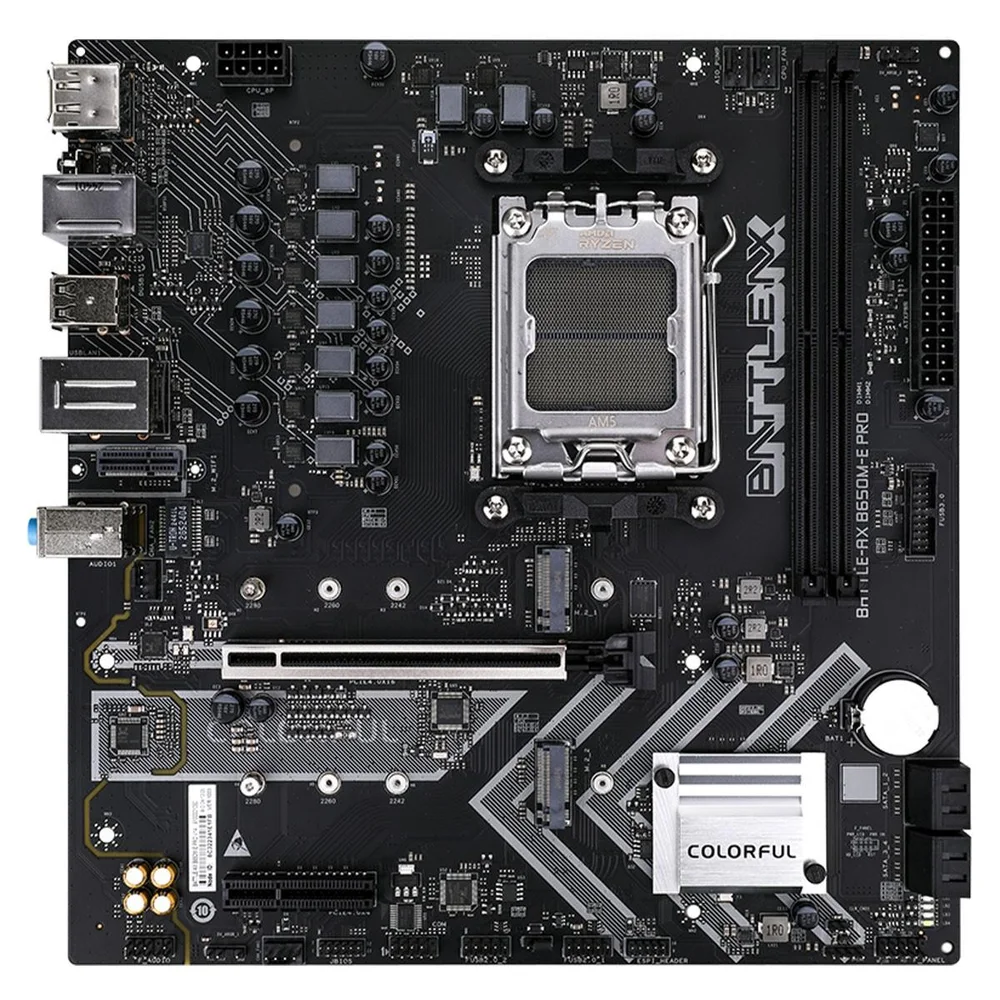 Placa Mãe Colorful Battle-ax B650m-e Pro V14, Chipset B650, Amd Am5, Matx, Ddr5