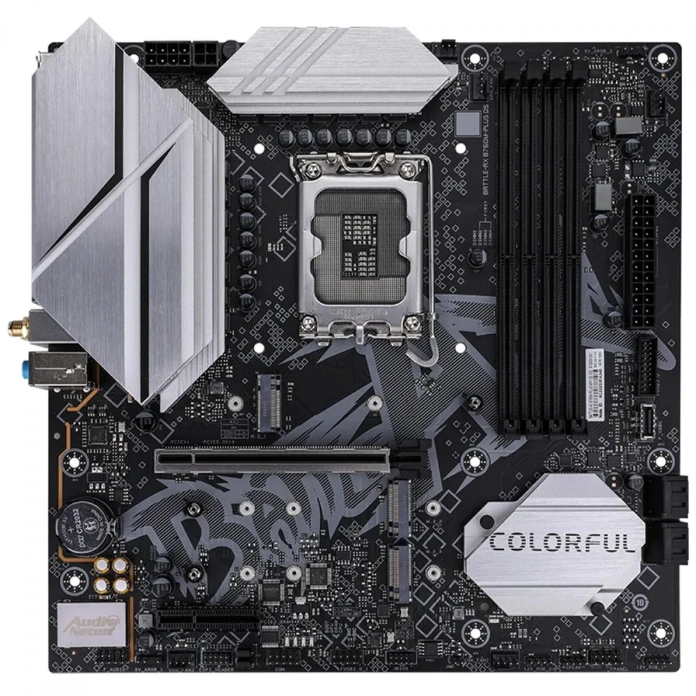 Placa Mãe Colorful Battle-ax B760m-plus Wifi D5 V20, Chipset B760, Intel LGA 1700, Matx, Ddr5