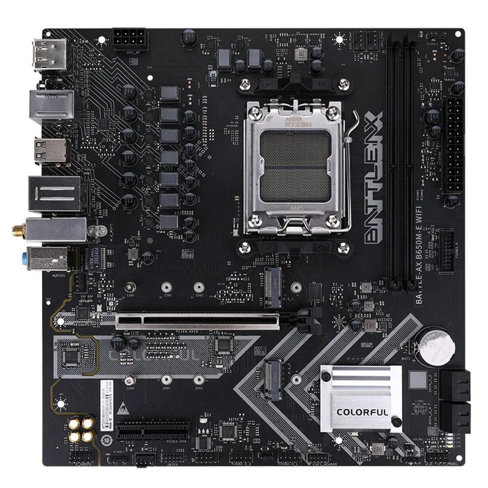 Placa Mãe Colorful Battle-ax B650m-e Wifi V14, Chipset B650, Amd Am5, Matx, Ddr5