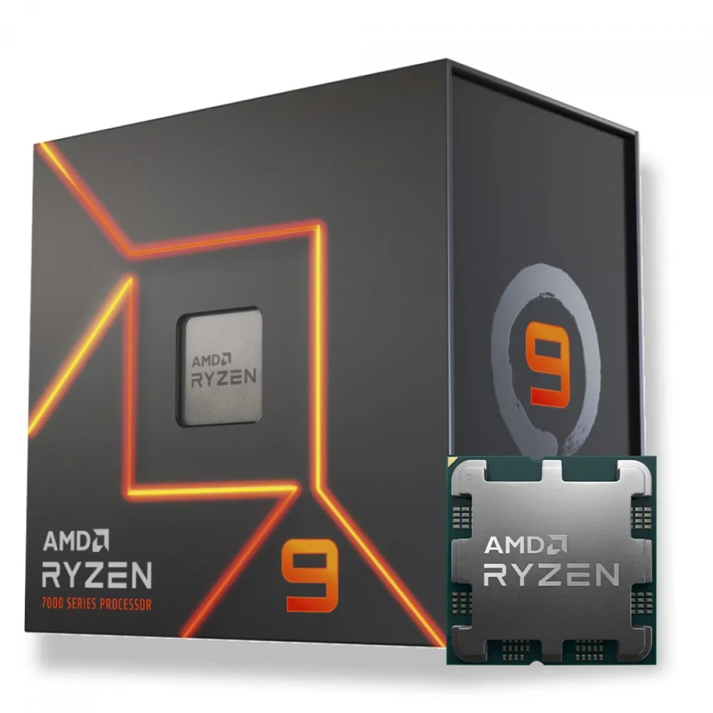 Processador Amd Ryzen 9 7900 3.7ghz (5.4ghz Turbo), 12-cores 24-threads, Am5, 100-100000590wof