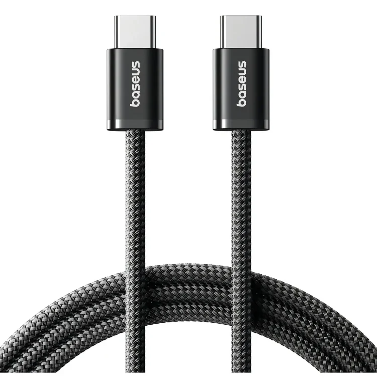 Cabo Baseus Dynamic 4 Fast Charging Usb-c P/ Tipo C 2m 100w Preto