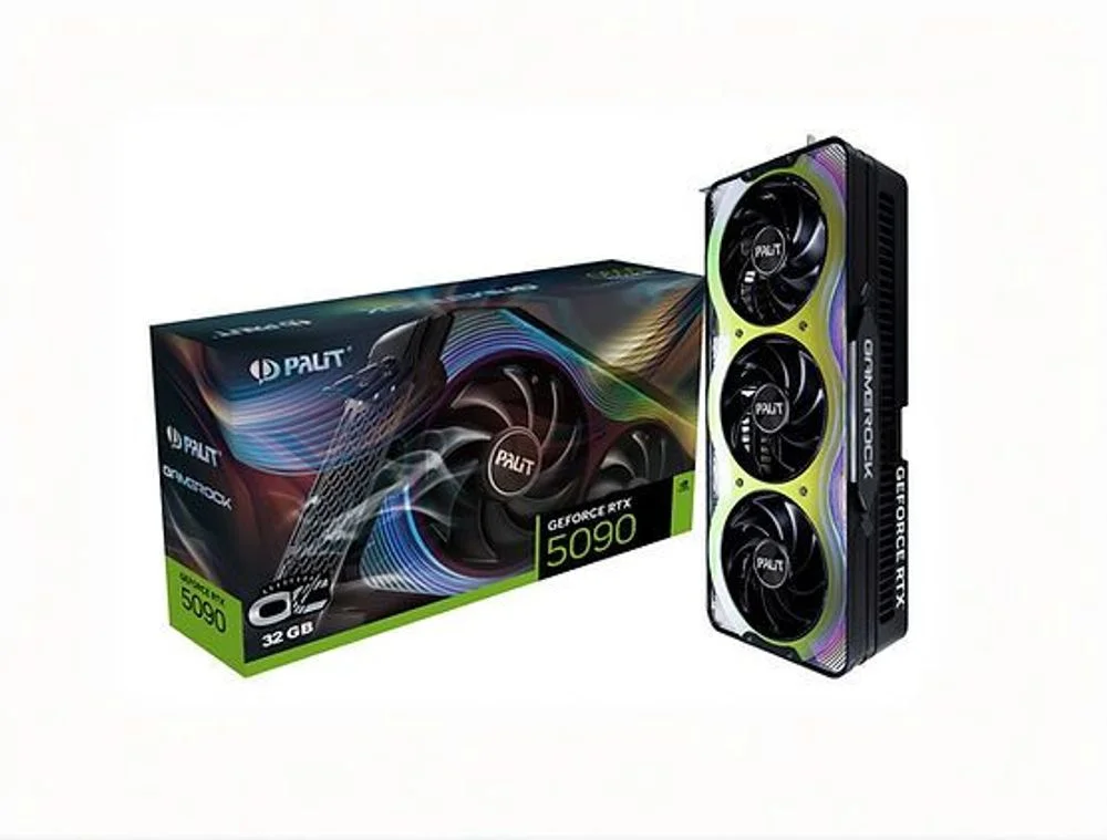 Imagem 2 de 4 do produto Placa De Vídeo Palit Nvidia Geforce RTX 5090 Gamerock Oc, 32gb Gddr7 - Ne75090s19r5-gb2020g