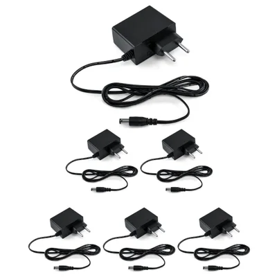 Kit 6 Fontes De Alimentação Para Cftv 12v 500ma Ef 12 Seg Intelbras